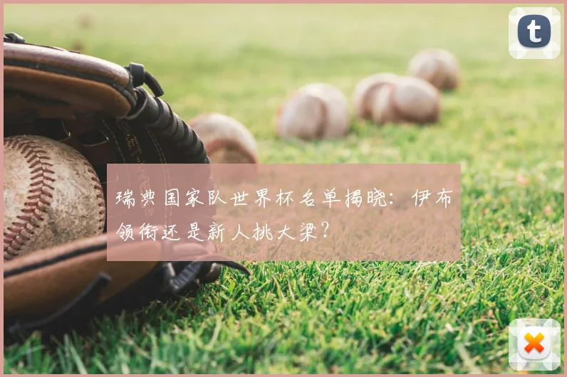 瑞典国家队世界杯名单揭晓：伊布领衔还是新人挑大梁？