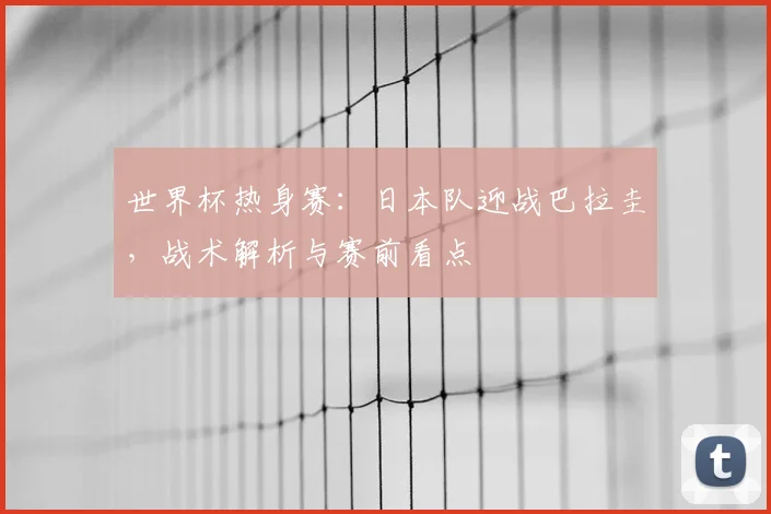 世界杯热身赛：日本队迎战巴拉圭，战术解析与赛前看点