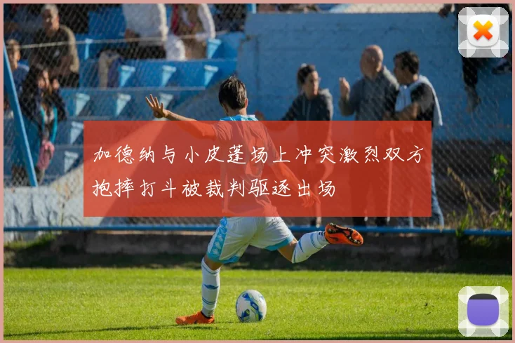 加德纳与小皮蓬场上冲突激烈双方抱摔打斗被裁判驱逐出场