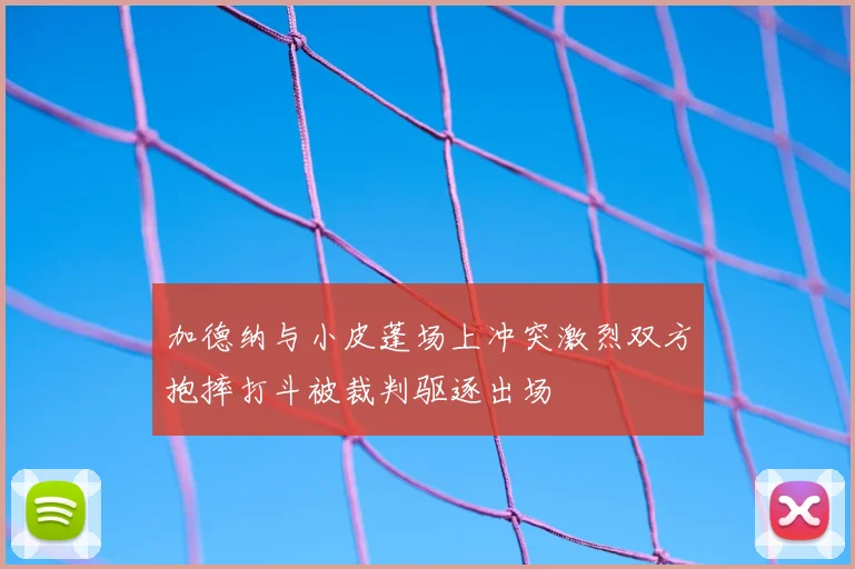 加德纳与小皮蓬场上冲突激烈双方抱摔打斗被裁判驱逐出场