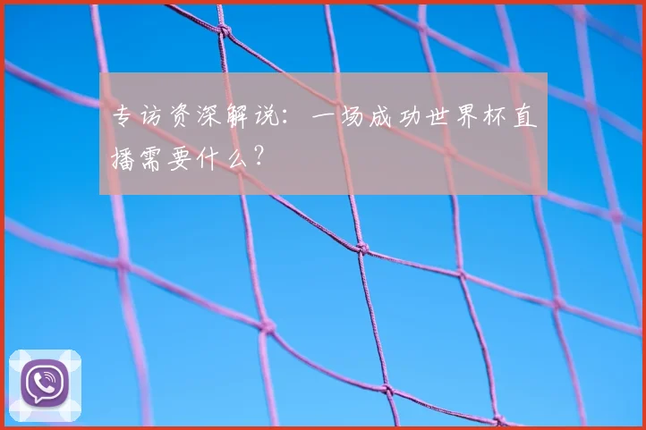 专访资深解说：一场成功世界杯直播需要什么？