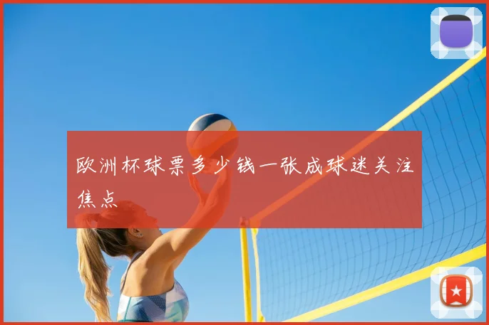 欧洲杯球票多少钱一张成球迷关注焦点