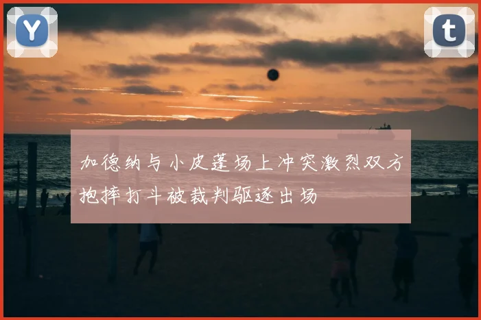 加德纳与小皮蓬场上冲突激烈双方抱摔打斗被裁判驱逐出场